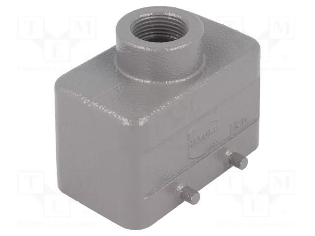 Enclosure for connectors: HDC; size 10B; for cable; Han® B; IP65 HARTING 19300101420