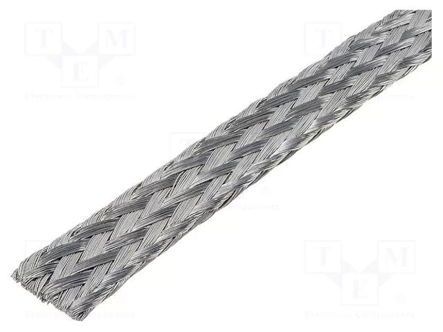 Braids; tape; Thk: 1.75mm; W: 11mm; 90A; Body dim: 24x11x0.2mm; 1m TE Connectivity PLC-90A