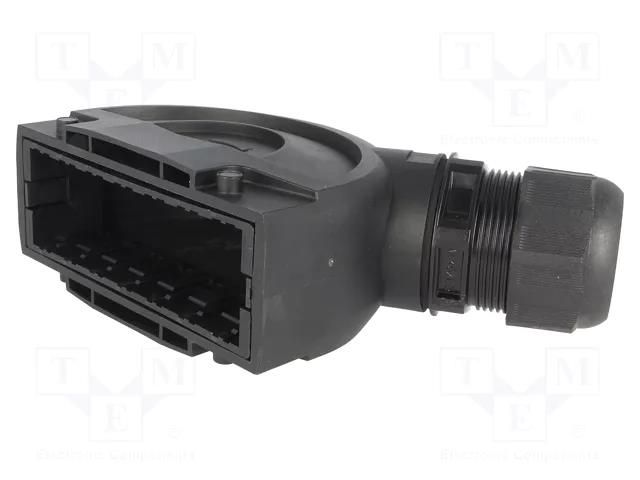 Enclosure: for HDC connectors; Han-Eco® Modular; size 24B; M40 HARTING 19411240523