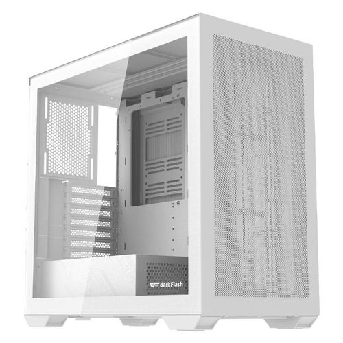 Darkflash DLX4000 MESH computer case (white), Darkflash DLX4000 GLASS W