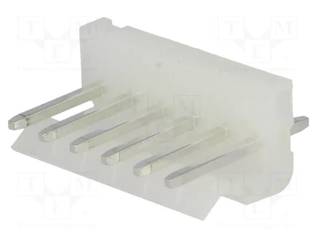 Connector: wire-board; socket; male; PIN: 6; 7A; 250V; straight; THT JOINT TECH A3960WV-06P