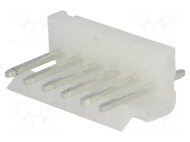 Connector: wire-board; socket; male; PIN: 6; 7A; 250V; straight; THT JOINT TECH A3960WV-06P