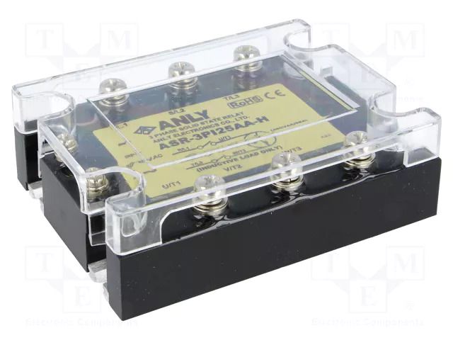 Relay: solid state; 25A; Uswitch: 48÷480VAC; 3-phase; ASR ANLY ELECTRONICS ASR-3PI25AA-H