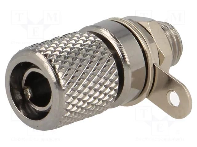 Connector: 4mm banana; socket; 10A; 60VDC; L: 25.5mm; Cutout: Ø6.2mm SCI BC-115