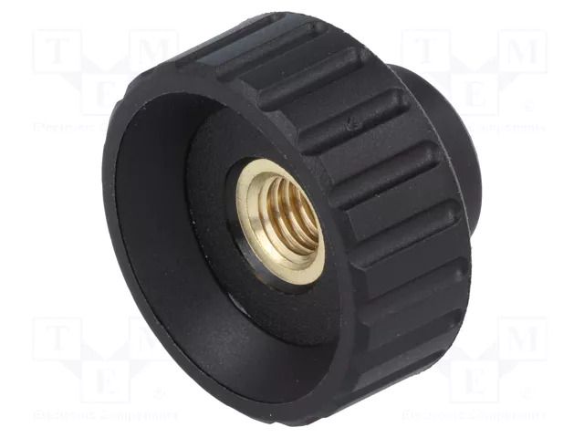 Knob; Ø: 32mm; Int.thread: M8; 16mm; H: 22mm; polyamide ELESA+GANTER BT.32FP-M8