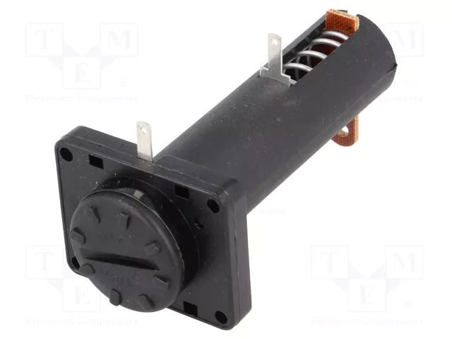 Holder; AA,R6; Batt.no: 1; soldering lugs; black; UL94V-0; 30.5mm BULGIN BXS011/1