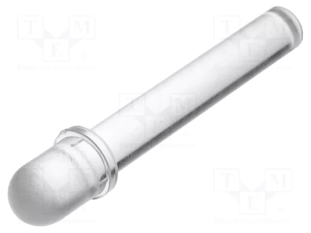 Fiber for LED; Ø5mm; L: 25.4mm; round; Front: convex; straight; PLP5 BIVAR PLP5-1000