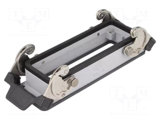 Enclosure for connectors: HDC; size 104.27; for panel mounting ILME CHI24