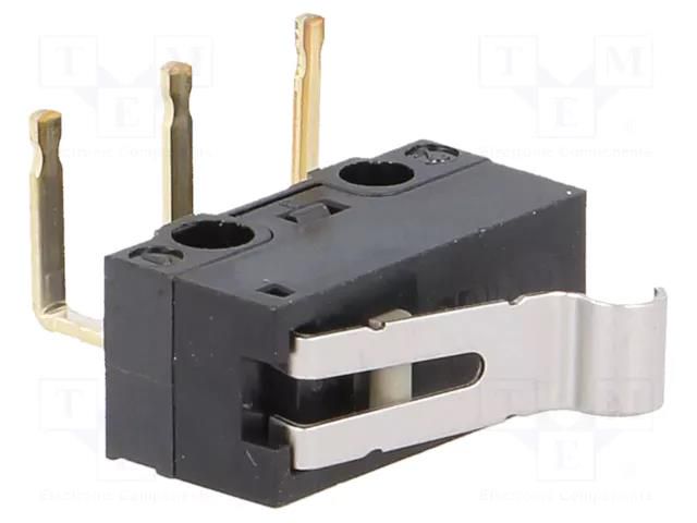 Microswitch SNAP ACTION; 3A/125VAC; 0.1A/30VDC; SPDT; ON-(ON) OMRON Electronic Components D2F-01L3-A