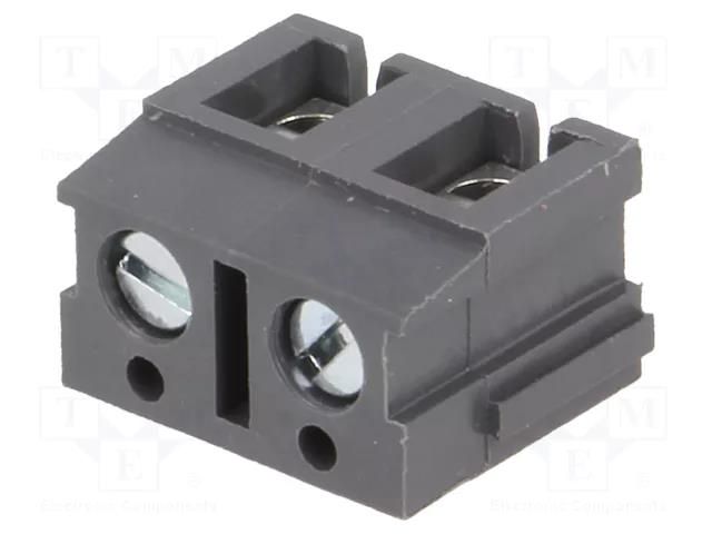 PCB terminal block; angled 90°; 7.5mm; ways: 2; on PCBs; 2.5mm2 DEGSON ELECTRONICS DG300-7.5-2P11