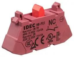 SW CONTACT BLOCK, 10A, 110VAC/1P/PUSH IN HW-P01