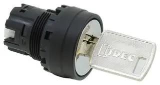 ACTUATOR, KEY SELECTOR SW/PLASTIC, 2 POS YW1K-21B