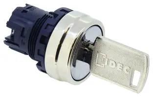 ACTUATOR, KEY SELECTOR SW/METAL, 3 POS YW4K-33D