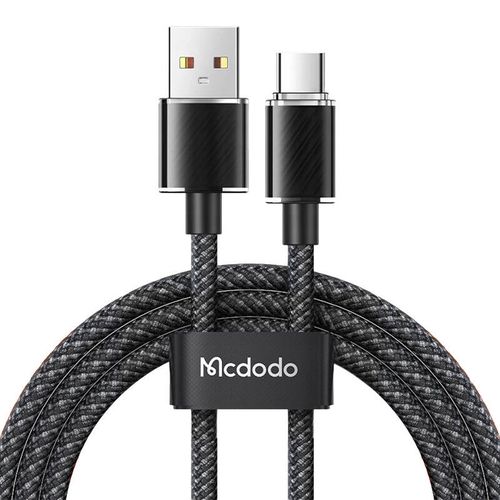 Cable USB-A to USB-C Mcdodo CA-3650, 1.2m (black), Mcdodo CA-3650