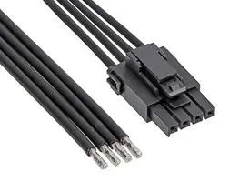 CABLE, 4P ULTRA-FIT RCPT-FREE END, 11.8" 217466-1042