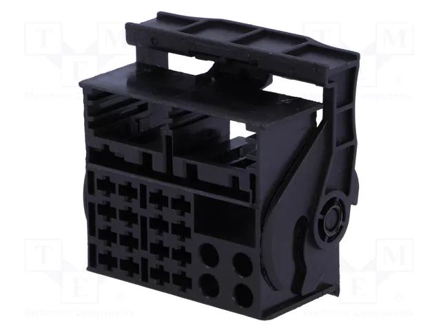 Connector housing; plug; Quadlock; PIN: 16 4CARMEDIA 80050