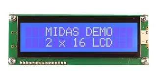 LCD DISPLAY, COB, 16 X 2, BLUE STN, 3.3V MC21609AB6W-BNMLW3.3-V2