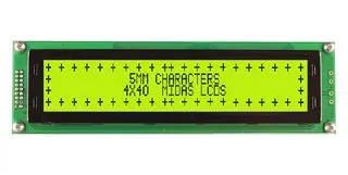 LCD DISPLAY, COB, 40 X 4, FSTN, 3.3V MC44005A6W-SPTLY3.3-V2