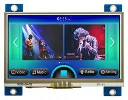 LCD TFT MODULE, 4.3", 700CD/M2, 480X272P MDT0430GIHR-HDMI