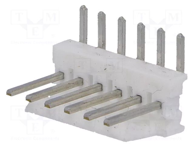 Connector: wire-board; socket; male; PIN: 6; MTA-100; angled 90° TE Connectivity 640457-6