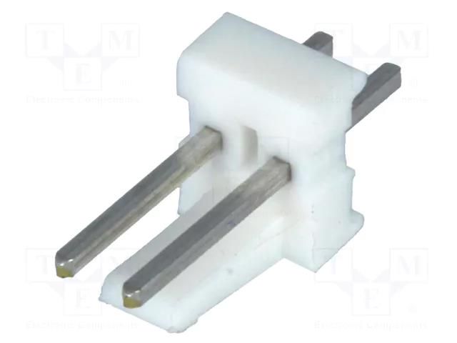 Connector: wire-board; socket; male; PIN: 2; MTA-100; straight; THT TE Connectivity 640454-2