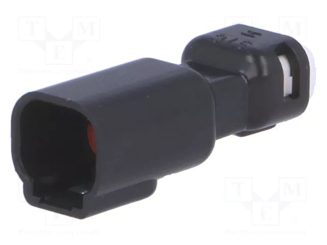 Connector: wire-wire; plug; male; E-Seal 565; PIN: 2; IP67; black EDAC 565-002-000-310