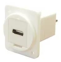 USB ADAPTER, TYP C RCPT-PLUG, PLAIN HOLE CP30211XW
