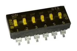 DIP SWITCH, 0.1A, 50VDC, 8POS, SMD 219-8MSTR