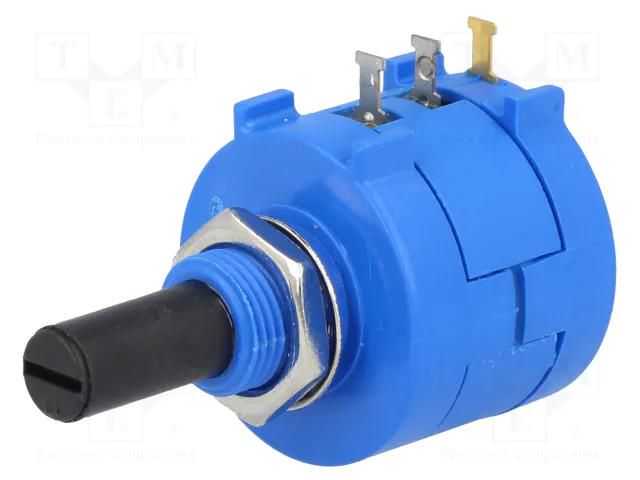 Potentiometer: shaft; multiturn; 1kΩ; 2W; ±5%; 6.35mm; linear; IP40 BOURNS 3590S-1-102L