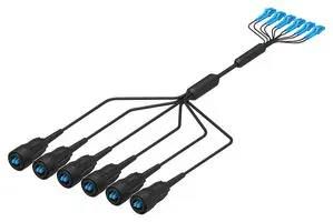 FIBRE OPTICS, LC-LC DUPLEX, 12FO, 250M 9-2835698-6
