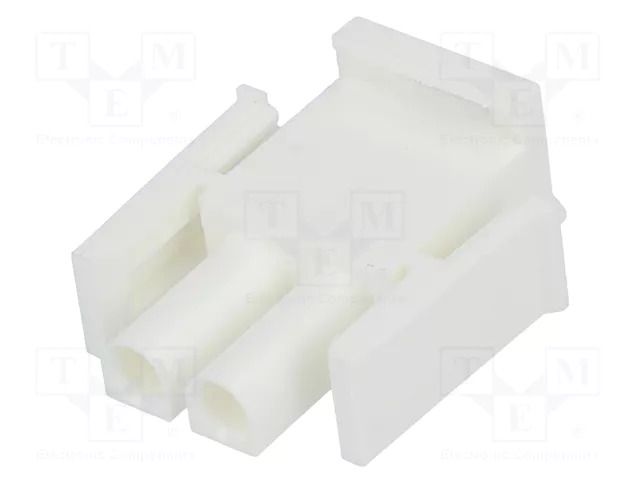 Connector: wire-wire/PCB; plug; male/female; PIN: 2; 600V; 6.35mm TE Connectivity 350777-1