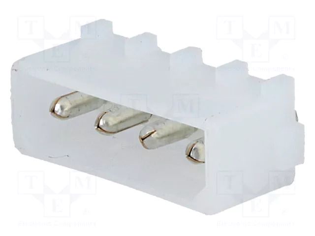 Connector: wire-board; socket; male; PIN: 4; CMNL; 250V; THT; 5.08mm TE Connectivity 350211-1
