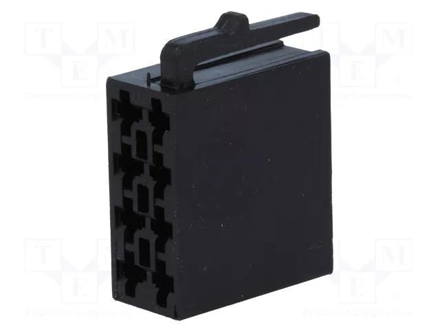 Connector housing; plug; ISO; PIN: 8 4CARMEDIA 331433