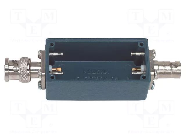 Case; blue; BNC x2,male,female; 500V POMONA POM-2391
