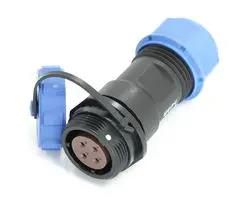 CIRCULAR CONN, RCPT, 4POS, CABLE MP007596