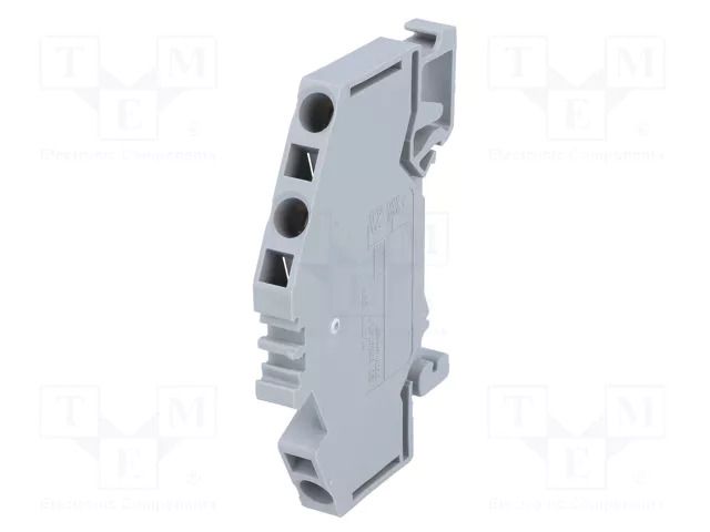 Splice terminal: rail; 281; 32A; 800V; spring clamp; grey; ways: 1 WAGO 281-631