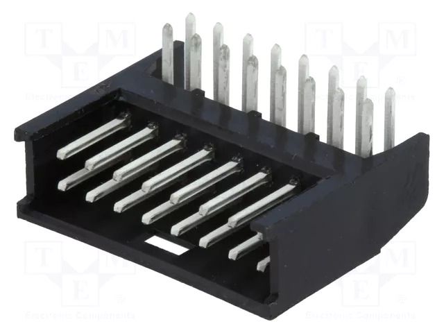 Connector: wire-board; socket; male; PIN: 16; AMPMODU MOD II; THT TE Connectivity 280390-1