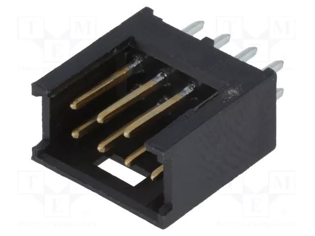 Connector: wire-board; socket; male; PIN: 8; AMPMODU MOD II; THT TE Connectivity 280384-2