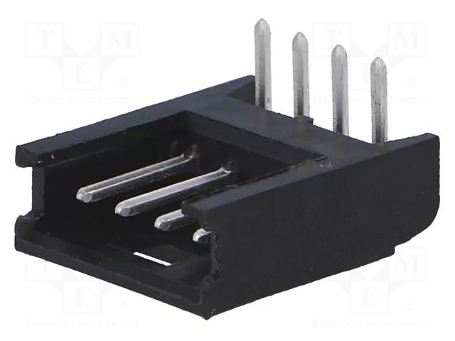 Connector: wire-board; socket; male; PIN: 4; AMPMODU MOD II; THT TE Connectivity 280378-1