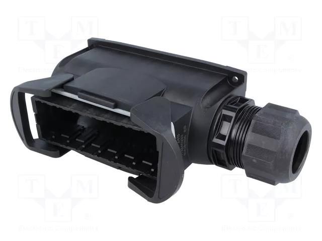 Enclosure for connectors: HDC; size 24B; Han-Eco® Modular; IP65 HARTING 19413240233