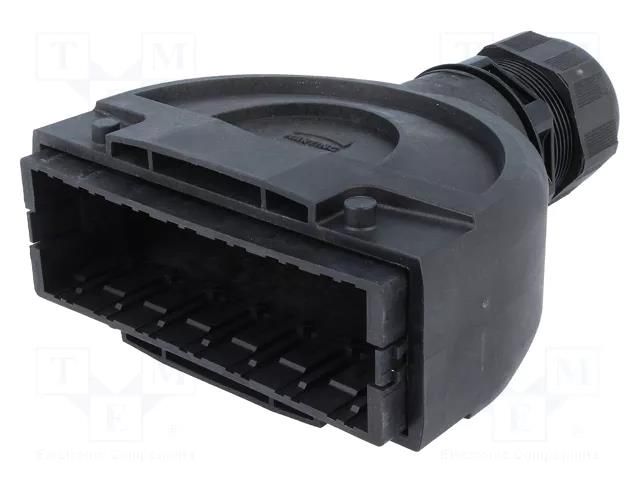 Enclosure: for HDC connectors; Han-Eco® Modular; size 24B; M40 HARTING 19411240423