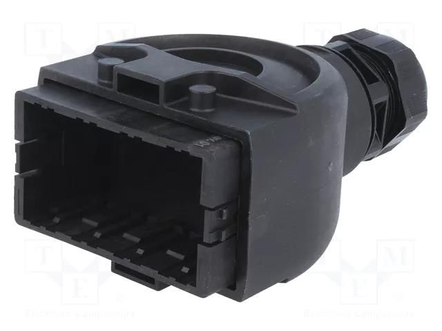 Enclosure for connectors: HDC; size 10B; for cable; IP65; M32 HARTING 19411100422