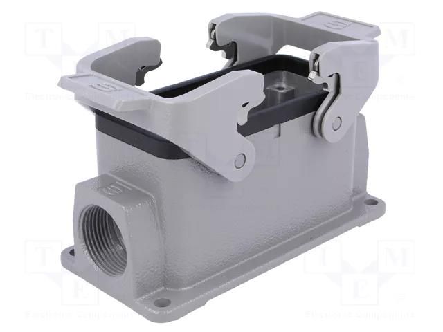 Enclosure for connectors: HDC; size 16B; Han® B; IP65; M25 HARTING 19300161271