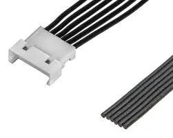 CABLE ASSY, 6POS PLUG-FREE END, 225MM 218111-0602