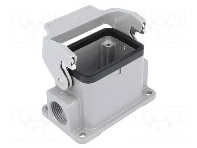 Enclosure for connectors: HDC; size 6B; Han® B; IP65; with latch HARTING 19300061250