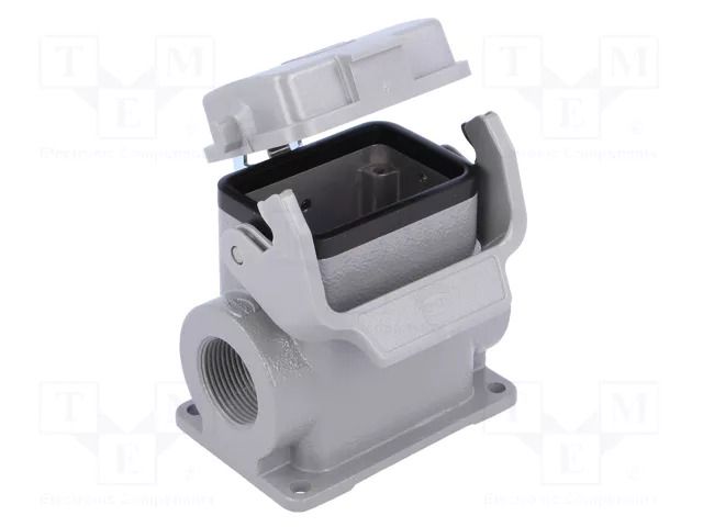 Enclosure for connectors: HDC; size 6B; Han® B; IP65; with latch HARTING 19300060296
