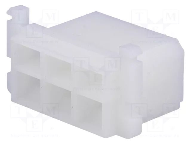 Terminals cover; female; ways: 6; natural; FASTIN-FASTON TE Connectivity 180904