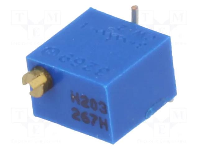 Potentiometer: mounting; vertical,multiturn; 20kΩ; 250mW; SMD SR PASSIVES 1806WSMD-20K