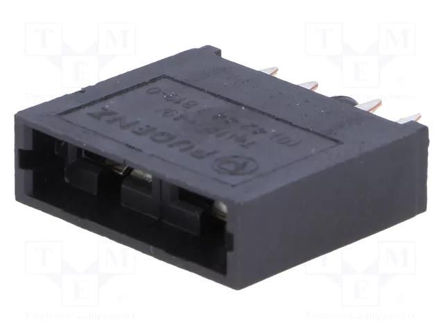 Fuse holder; 19mm; THT; max.130°C; UL94V-0; 80V LITTELFUSE 178.6165.0001