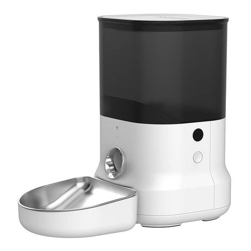 Automatic Pet Feeder with metal bowl Dogness (white), Dogness F11 stainless steel